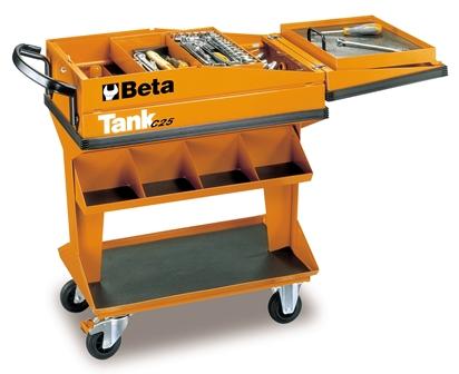 2500/VG1 - C25 Tank Trolley with Shelf + 94 Tools for Car Body Repair Shops
