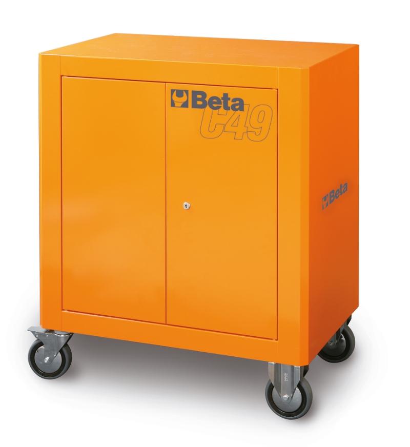 C49 - O - Trolley with Panels Orange