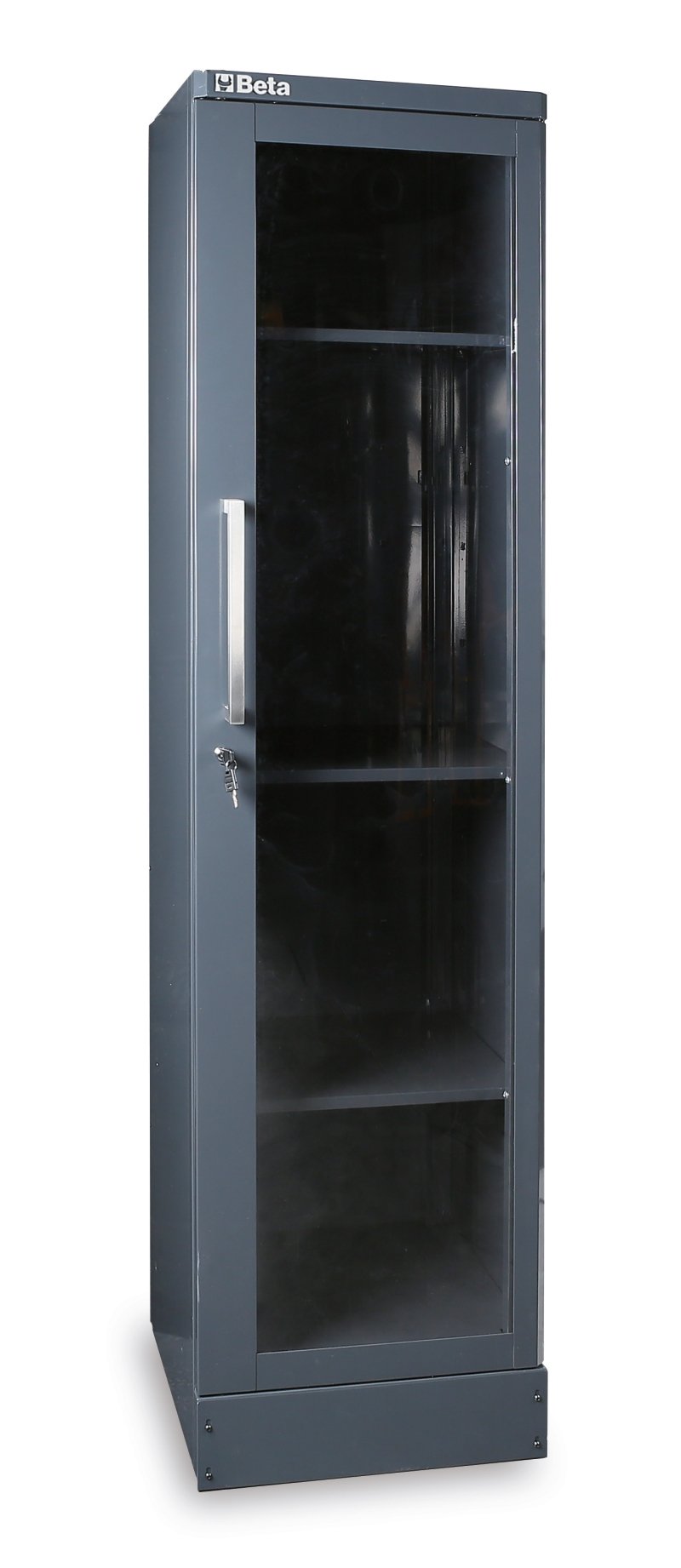 C55AT1 - Sheet metal tool cabinet with clear polycarbonate door, for workshop equipment combination RSC55