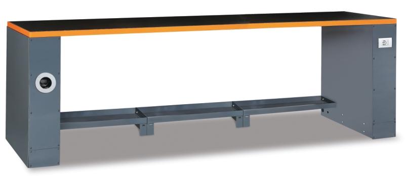 C55PRO B/2,8 - 2.8-m-long workbench, for workshop equipment combination RSC55