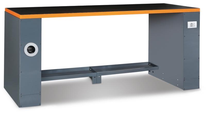 C55PRO B/2 - 2-m-long workbench, for workshop equipment combination RSC55