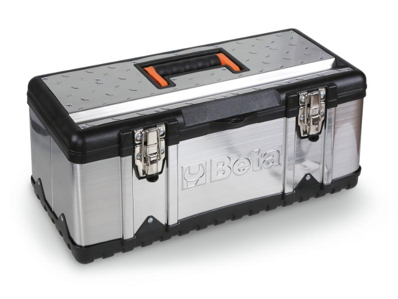 CP17 - CP17L - 2117  - Tool box, made of stainless steel and plastic, removable tote-tray