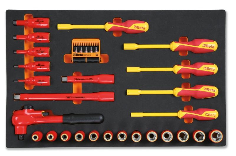 M110 - Soft thermoformed tray with tool assortment