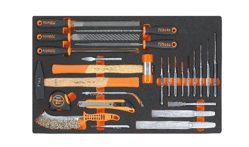 M230 - Soft thermoformed tray with tool assortment