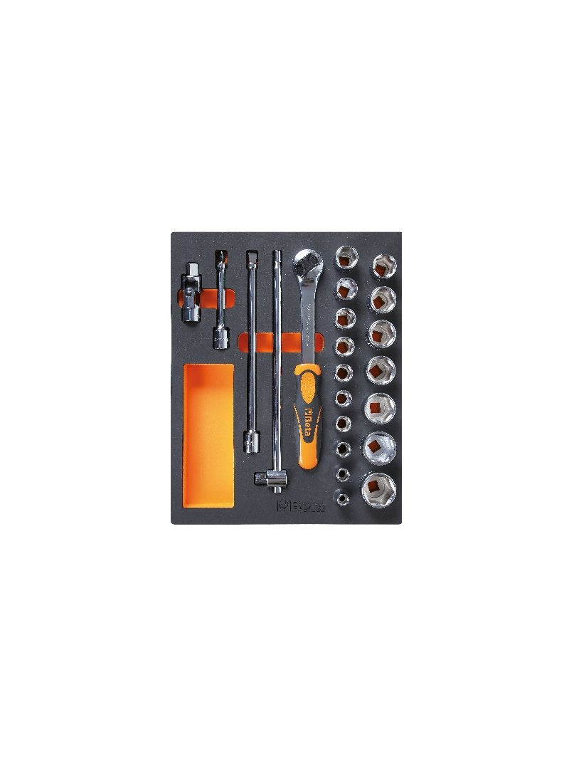 M96 - Soft foam tray with tool assortment