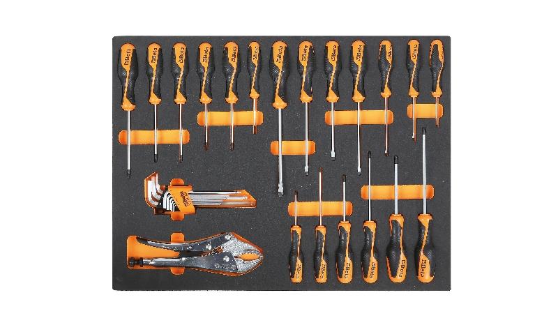 MB45 - Soft thermoformed tray with tool assortment
