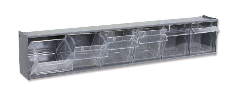 PM/6C - 6-tray tool holder, made of plastic, with support