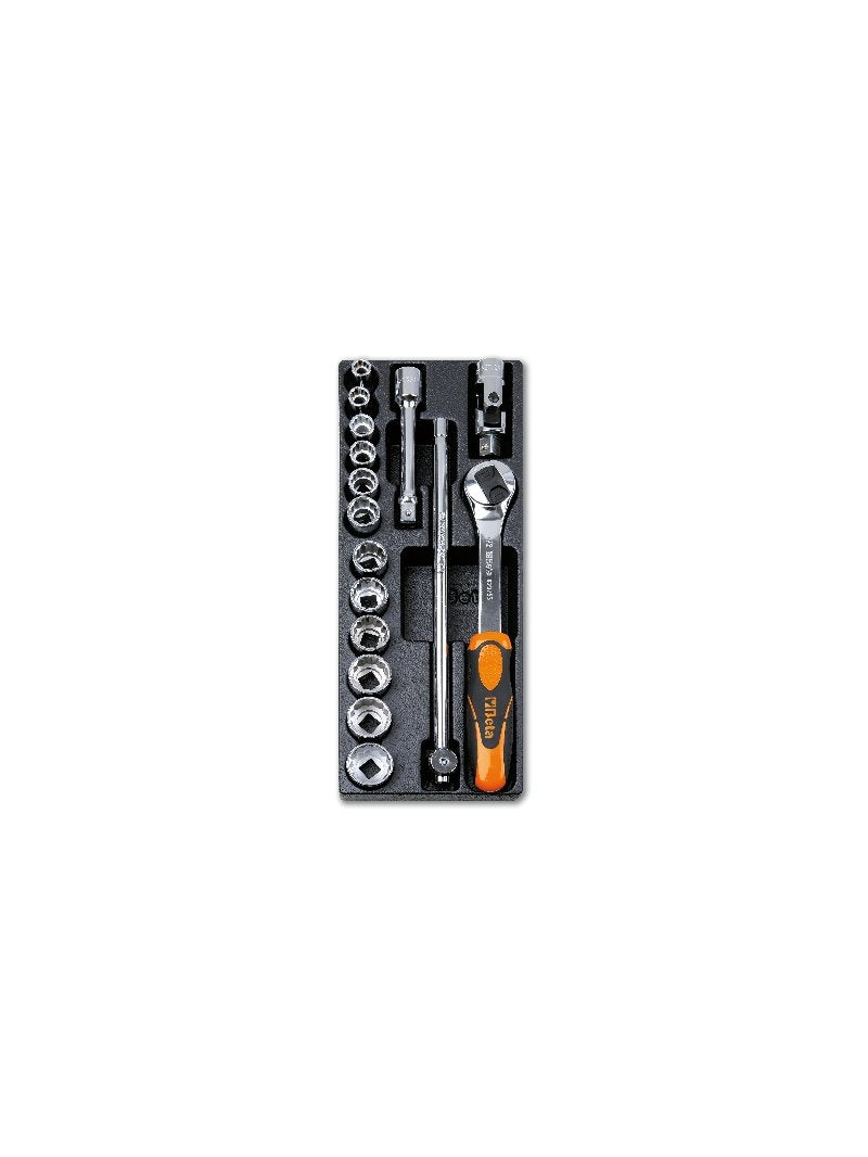 T102 - Hard thermoformed tray with tool assortment