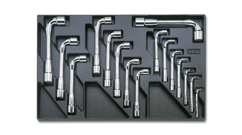 T75 - Hard thermoformed tray with tool assortment