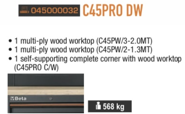 C45PRO D - Workshop Equipment Combination C45PRO